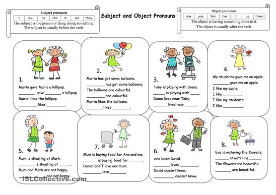 Lesson Six  Object Pronouns